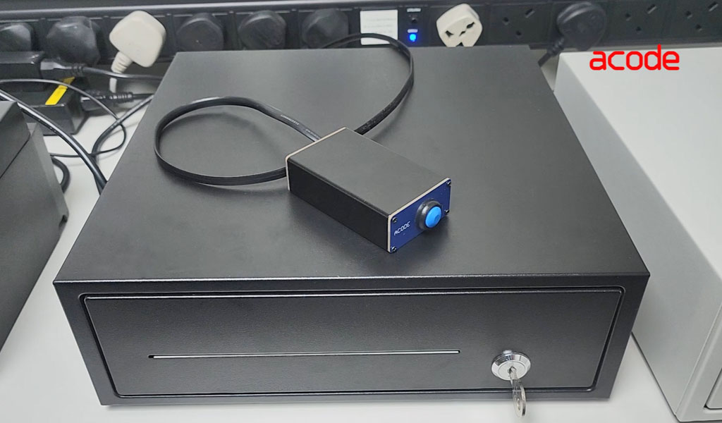 Video AT10M3 Battery Operated Push Button Cash Drawer Trigger
