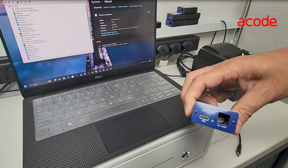 AT10U3 USB Cash Drawer Trigger open cash drawer in Windows 11