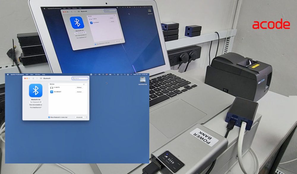 AT10B3 Bluetooth Cash Drawer Trigger on macOS