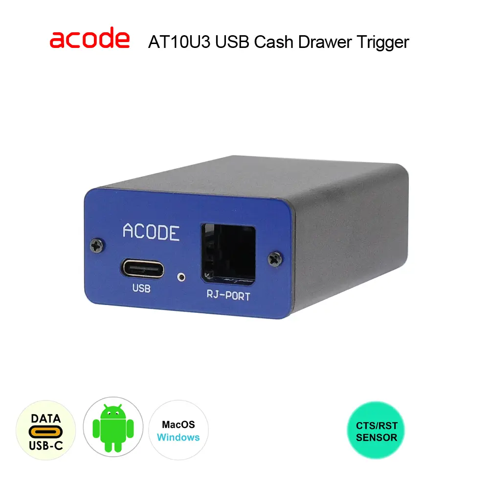 AT10U3-00102-00001 USB Open Cash Drawer Trigger with Real Time Open Close Status