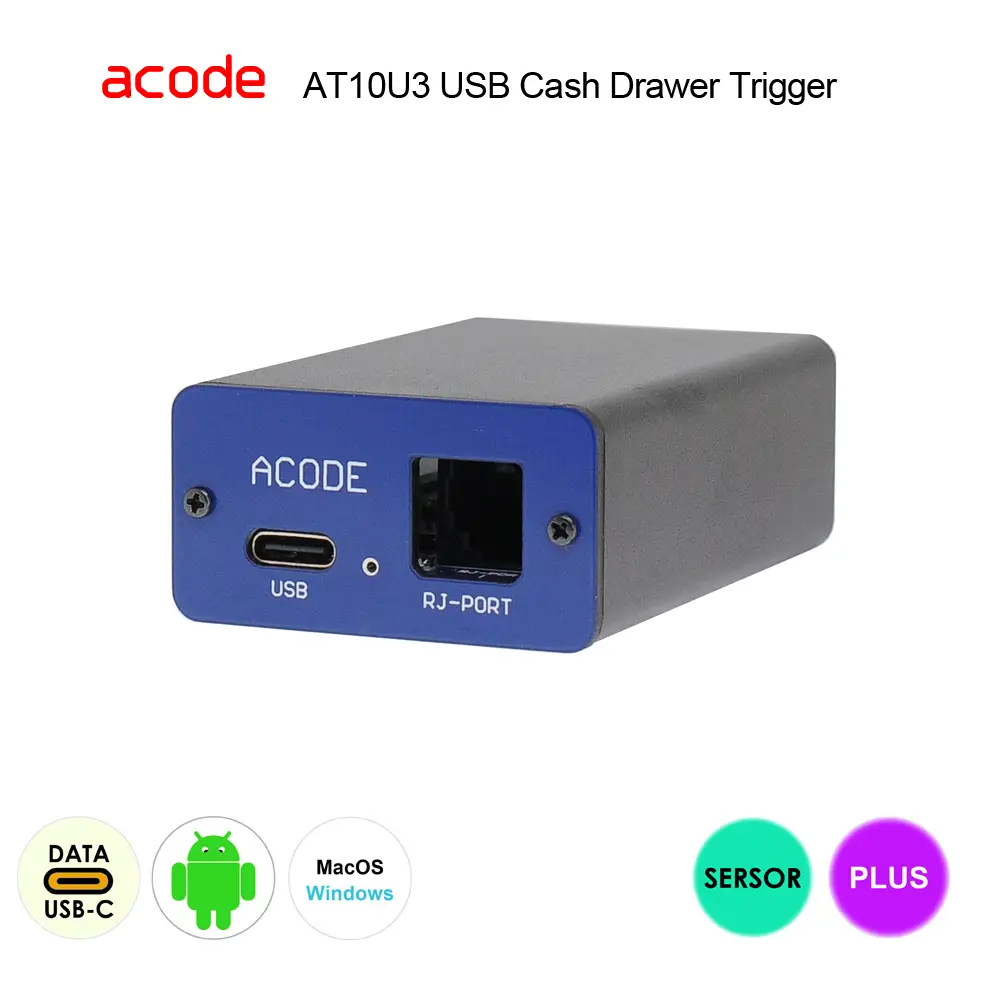 AT10U3-00102-03002 Non-Dedicated USB Open Cash Drawer Adapter Detect Open Close Status