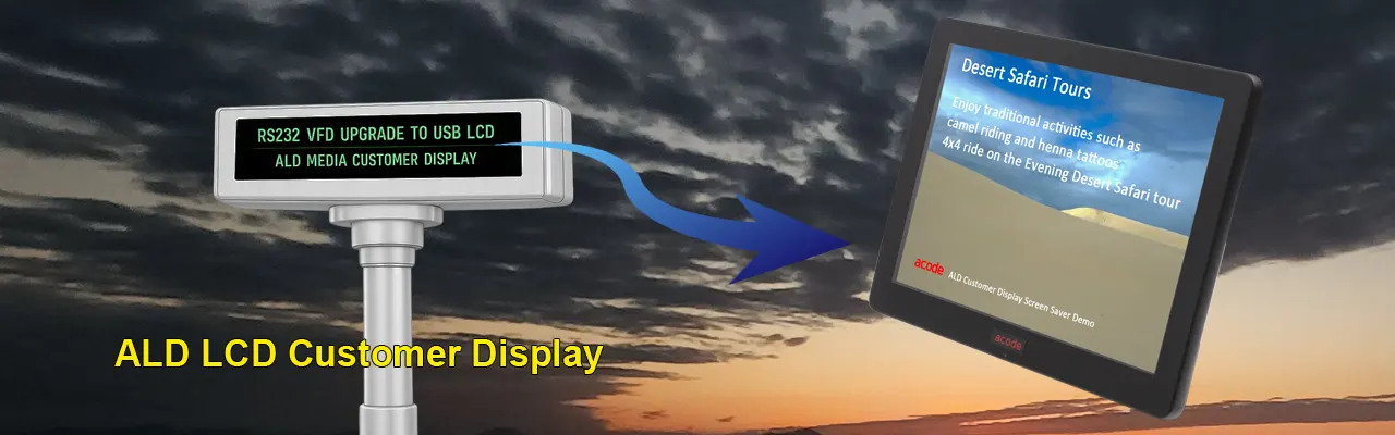 ALD LCD Customer Display