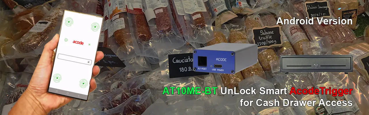 AT10ME-BT UnLock Smart USB Cash Drawer Trigger