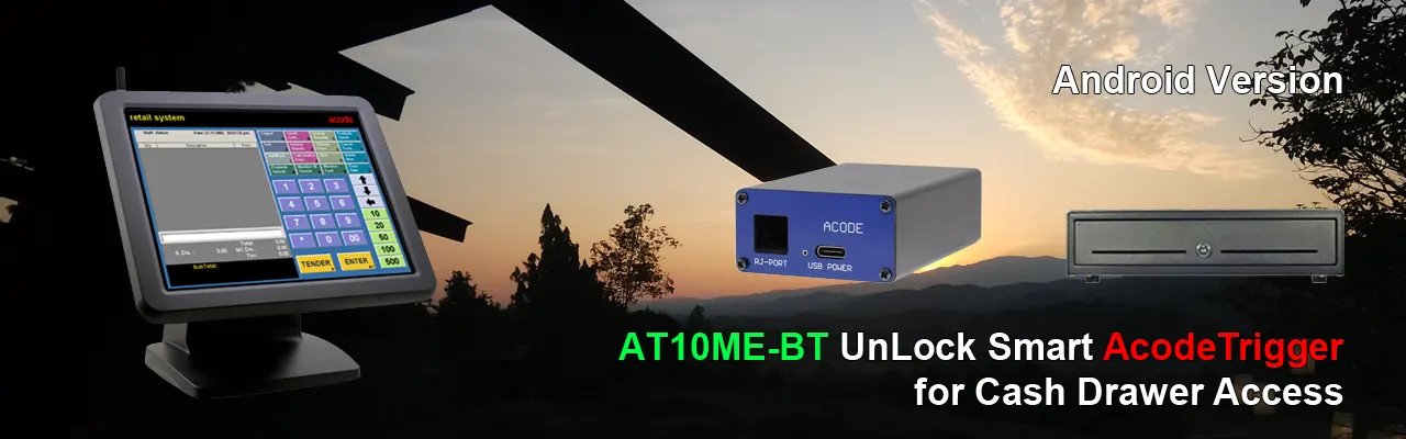 AT10ME-BT UnLock Smart USB Cash Drawer Trigger