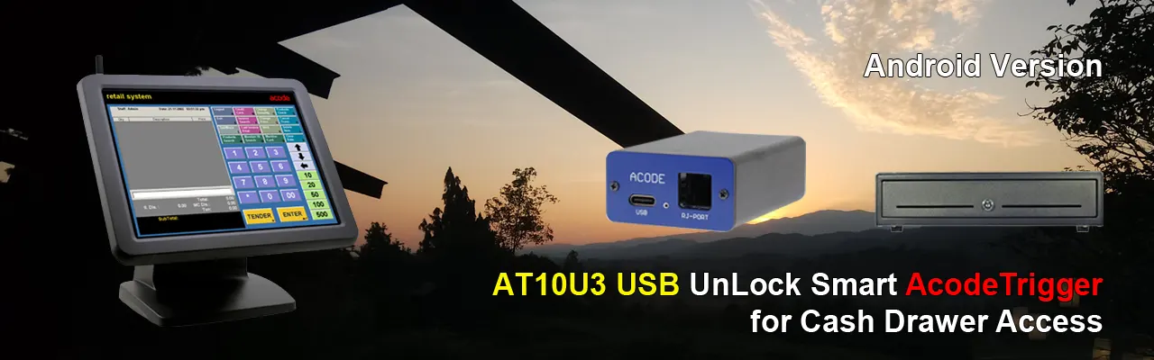 AT10U3 UnLock Smart USB Cash Drawer Trigger