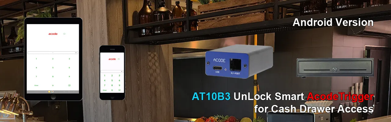 AT10B3 UnLock Smart USB Cash Drawer Trigger