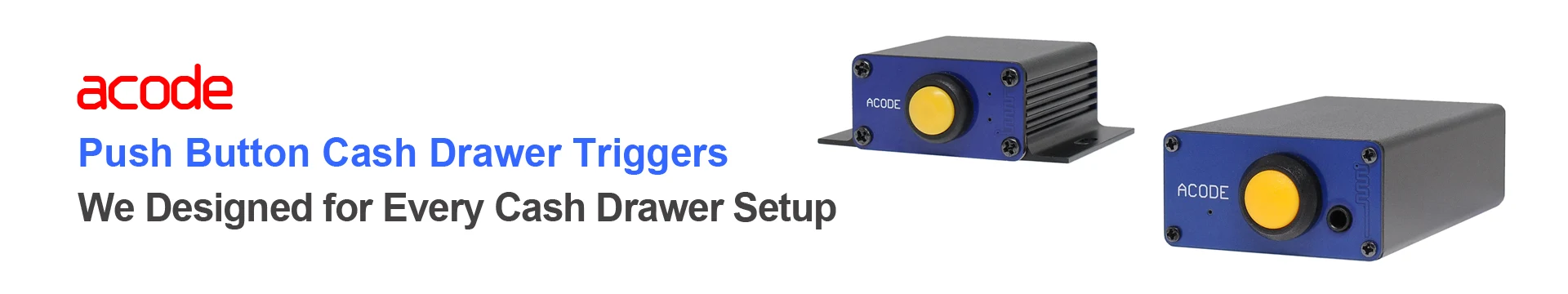 Acode Push Button Cash Drawer Trigger