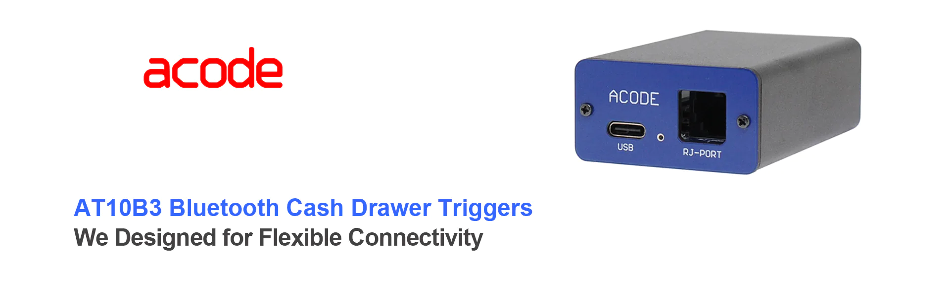 Acode AT10B3 Bluetooth Cash Drawer Trigger Series